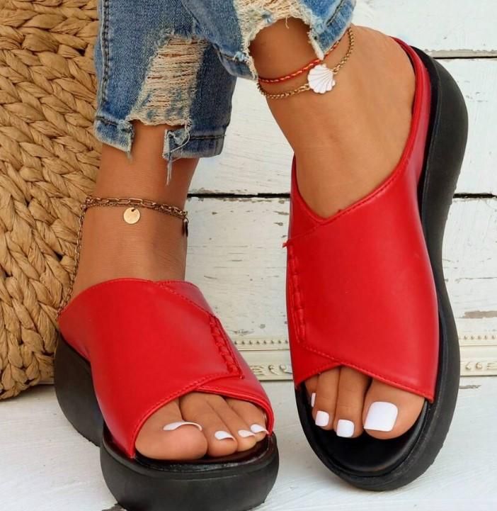 Flat Sandals for Women Fashion Breathable Summer Slip-On