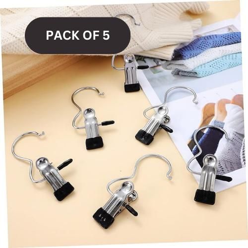 Multipurpose Clip Hook Hanger (5 Pcs)